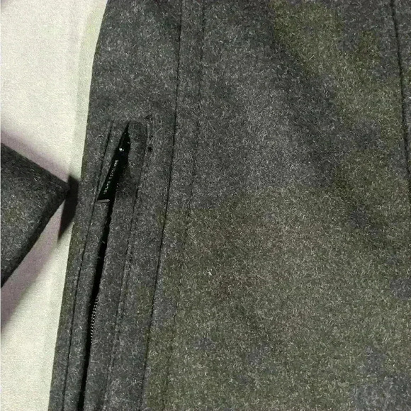 Michael Kors Jacket Womens Sz 6 Gray Full Zip Wool Jacket Coat Wool Long Sleeve - Picture 4 of 8